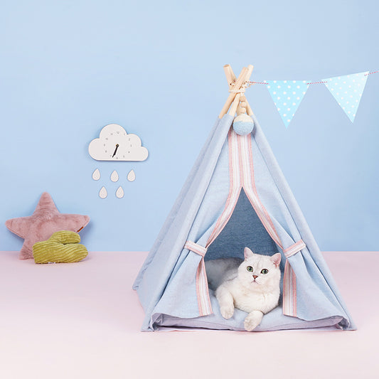 All-Season Indoor Pet Tent and Cat House