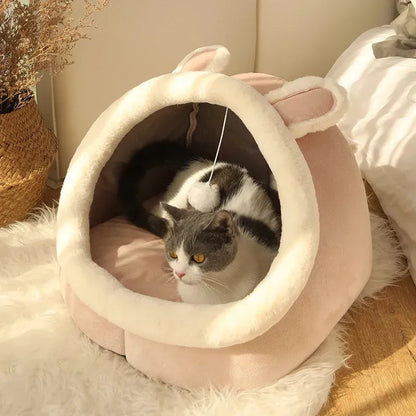 Soft Cat Bed Cozy Pet Basket