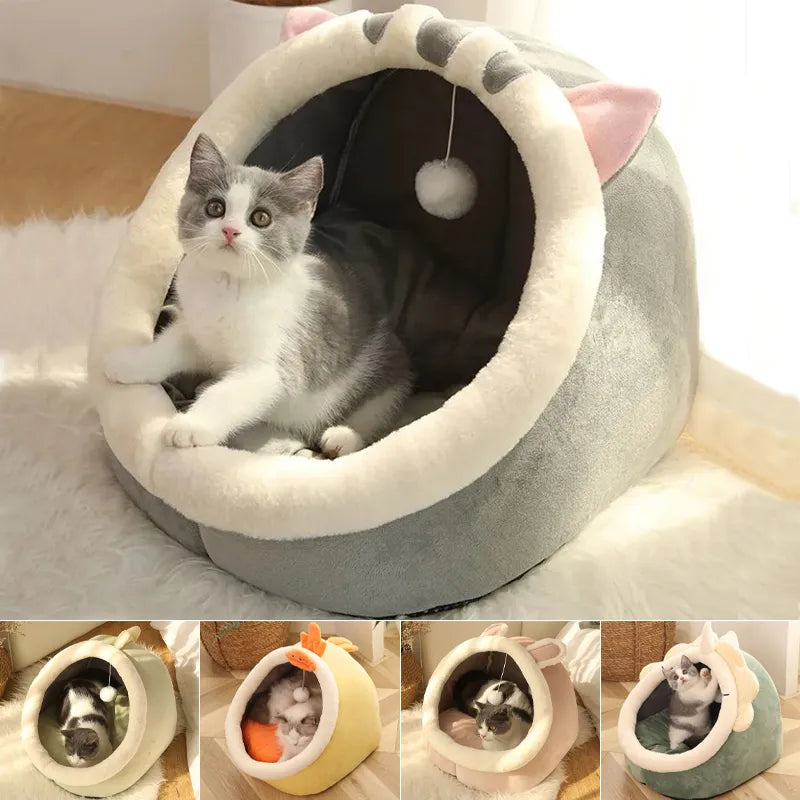 Soft Cat Bed Cozy Pet Basket