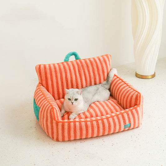 Mini Plushy Pet Sofa Bed